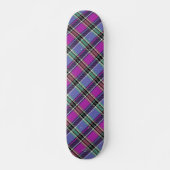 Skateboard in Lila Karierter HAMbWG (Vorne)