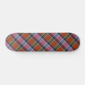 Skateboard in Orange Kariert HAMbWG (Horizontal)
