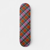 Skateboard in Orange Kariert HAMbWG (Vorne)