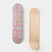 Skateboard in rosa ZIZAGO (Vorderseite)