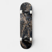 Skateboard - Industrial Dark Stone Mosaik Deck (Vorderseite)