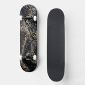 Skateboard - Industrial Dark Stone Mosaik Deck (Vorderseite)