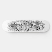 Skateboard Ink Skeleton Court Jester (Horizontal)