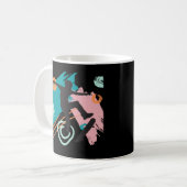 Skateboard Kaffeetasse (Vorderseite Links)