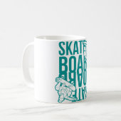 skateboard  kaffeetasse (Vorderseite Links)