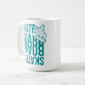 skateboard kaffeetasse (Vorderseite Links)