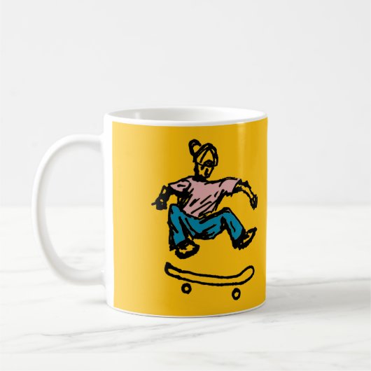 Skateboard-Kaffeetasse Kaffeetasse (Links)