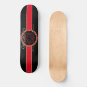 Skateboard Kanada seit 1867 (Schwarz) (Vorderseite)