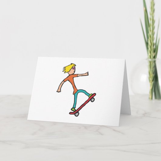Skateboard Karte (Vorderseite)