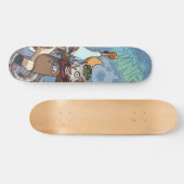 Skateboard Katzen Skater Catnip Graffiti Cartoon (Horizontal)