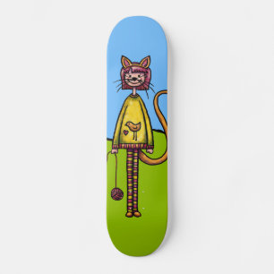 Skateboard, Katzenmädchen Skateboard