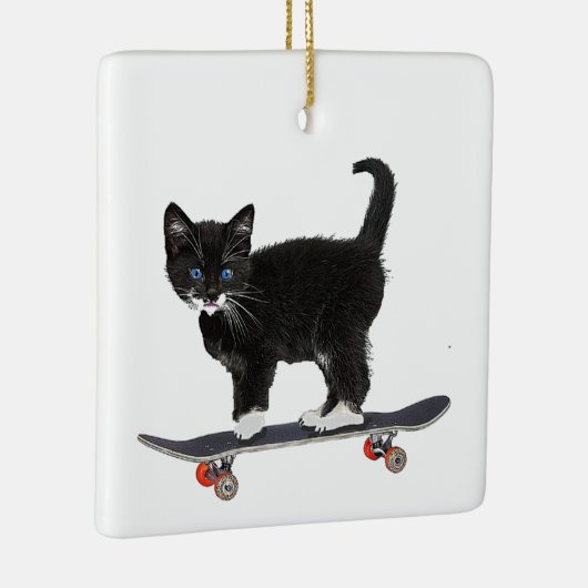 Skateboard Keramikornament (Rechts)