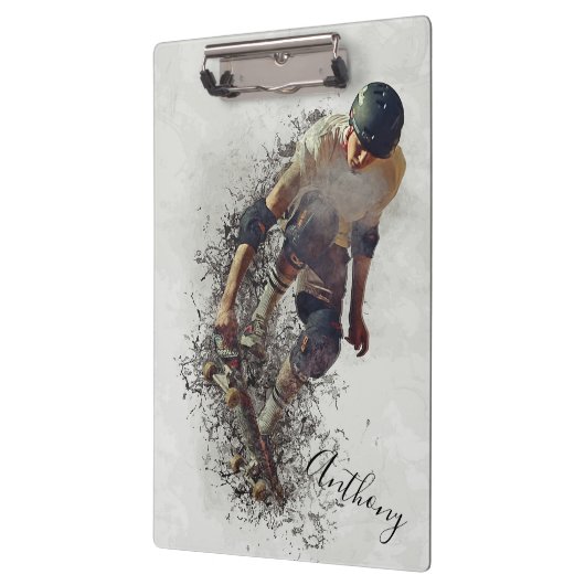 Skateboard Klemmbrett (Links)