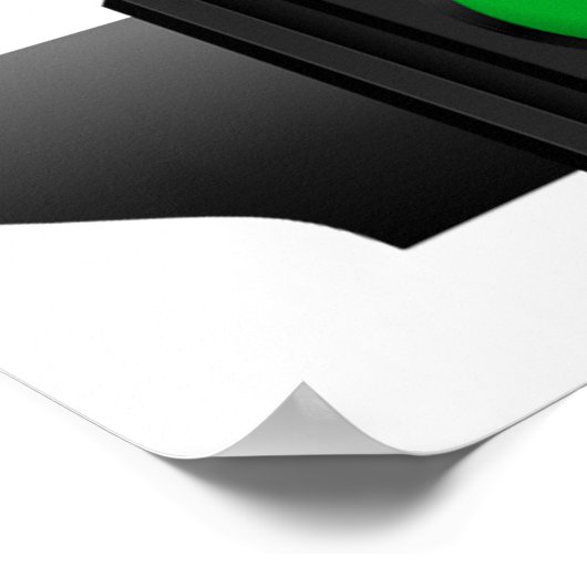 Skateboard Land Rec Traffic Signal Poster (Ecke)