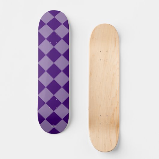 Skateboard Lila Diamonds HAMbWG (Vorderseite)