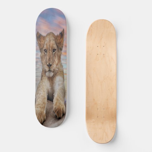 Skateboard LION CUB SUNSET (Vorderseite)