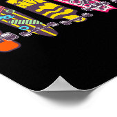 Skateboard Longboard Boards Stil Arten Typen Unter Poster (Ecke)