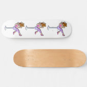 Skateboard - Mädchen in einem Martini-Glas, Lil Re (Horizontal)