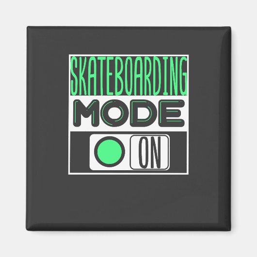 Skateboard Magnet (Vorne)