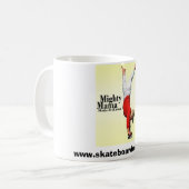 Skateboard-Mama-riesige Kaffee-Tasse Kaffeetasse (Vorderseite Links)