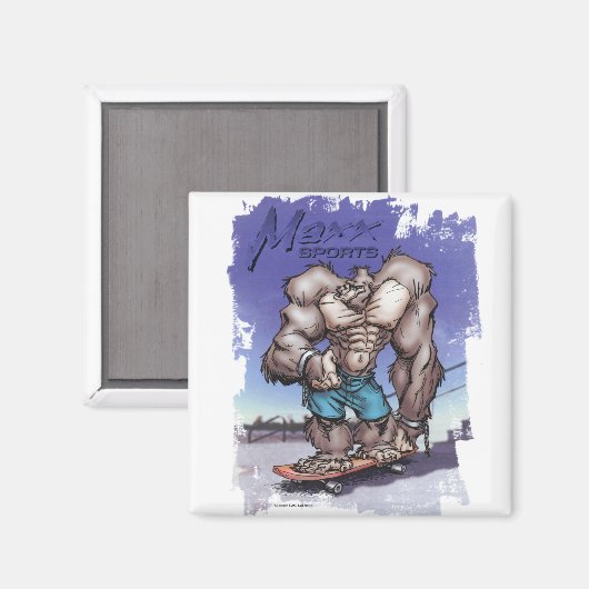 Skateboard Maxx Magnet (Vorderseite/Rückseite)