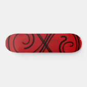 Skateboard mit abgerundeter Linie (Horizontal)