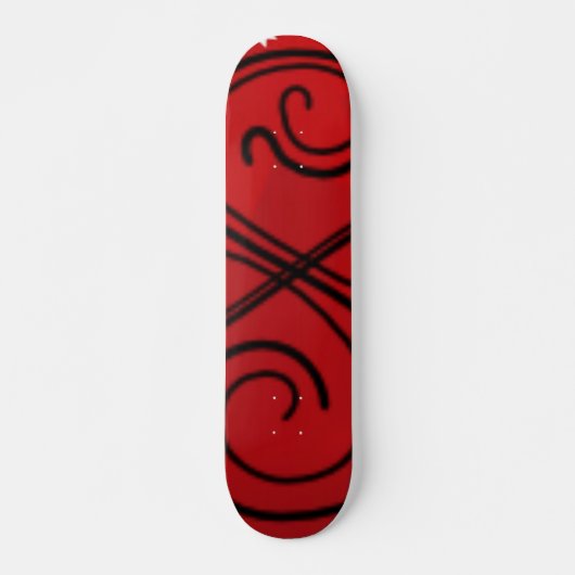 Skateboard mit abgerundeter Linie (Vorne)