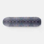 Skateboard mit Abstraktem Honeycomb-Image (Horizontal)