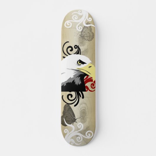Skateboard mit Adlerdesign (Vorne)