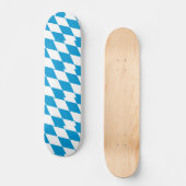 Skateboard mit bayerischer Flagge (Vorderseite)