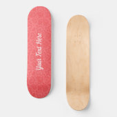 Skateboard mit benutzerdefinierten Textnamen und H (Vorderseite)