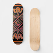 Skateboard mit Blumendesign (Vorderseite)