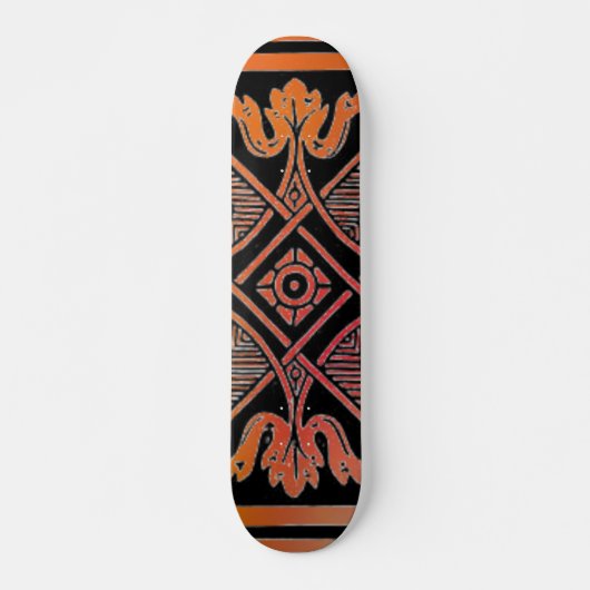 Skateboard mit Blumendesign (Vorne)