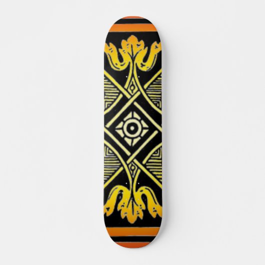 Skateboard mit Blumendesign (Vorne)