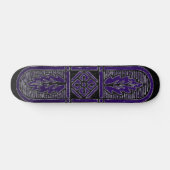 Skateboard mit Blumendesign (Horizontal)