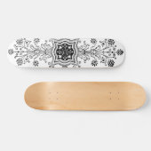 Skateboard mit Blumendesign (Horizontal)