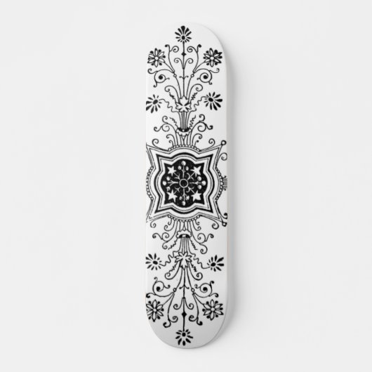 Skateboard mit Blumendesign (Vorne)