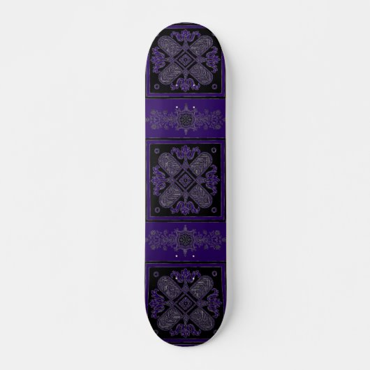 Skateboard mit Blumenmuster (Vorne)