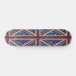 Skateboard mit britischem Farbdesign