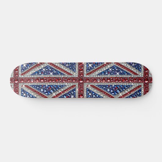 Skateboard mit britischem Farbdesign (Horizontal)