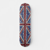 Skateboard mit britischem Farbdesign (Vorne)