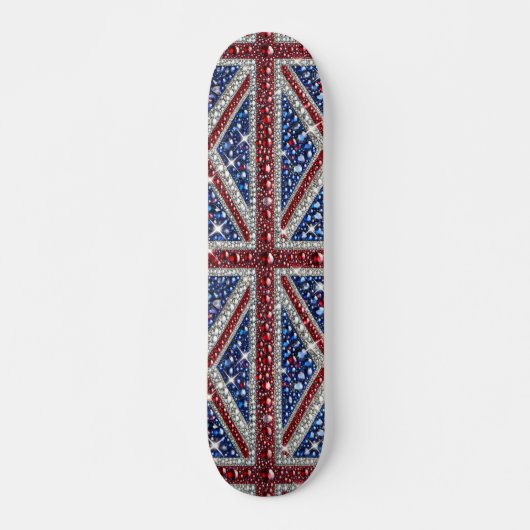 Skateboard mit britischem Farbdesign (Vorne)