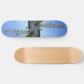 Skateboard mit dem Londoner Eye Ferris Wheel (Horizontal)
