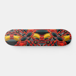 Skateboard mit Deutschland Colors Design