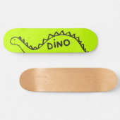 Skateboard mit Dinosauriern. (Horizontal)