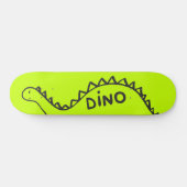Skateboard mit Dinosauriern. (Horizontal)