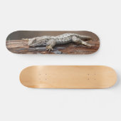 Skateboard mit Eidechse (Horizontal)