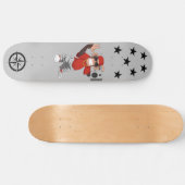 Skateboard Mit einem kreativen und schönen Affen (Horizontal)