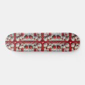 Skateboard mit englischer Rose Design (Horizontal)