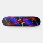 Skateboard mit farbenfrohen Lichtern (Horizontal)